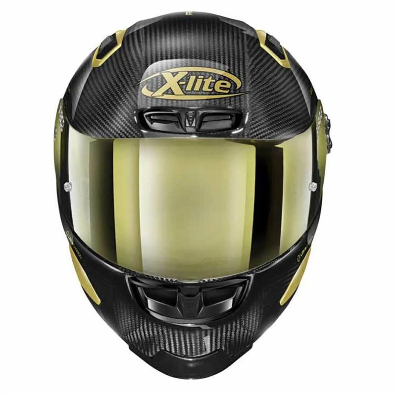 X-Lite X-803 Ultra Carbon RS Golden Edition Helmet (Carbon/Gold) 6 X-Lite X-803 Ultra Carbon RS Golden Edition Helmet (Carbon/Gold) - Image 4