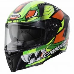 Caberg Avalon Giga Motorcycle Helmet (Matt Black/Yellow/Red)
