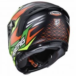 Caberg Avalon Giga Motorcycle Helmet (Matt Black/Yellow/Red) -Deals Helmets Full Face Store 31668 3