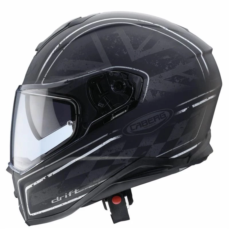 Caberg Drift Armour Motorcycle Helmet (Black/Silver) 4 Caberg Drift Armour Motorcycle Helmet (Black/Silver) - Image 2