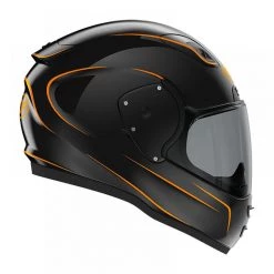 Roof RO200 Neon Motorcycle Helmet (Black/Orange) -Deals Helmets Full Face Store 31688 1