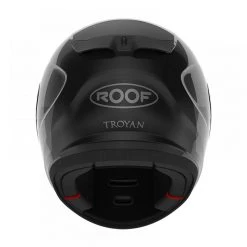 Roof RO200 Troyan Motorcycle Helmet (Black/Steel) -Deals Helmets Full Face Store 31689 3