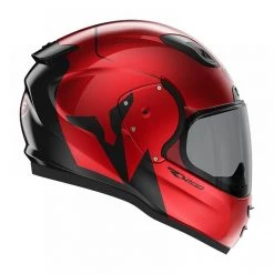 Roof RO200 Troyan Motorcycle Helmet (Red/Black) -Deals Helmets Full Face Store 31690 1