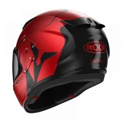Roof RO200 Troyan Motorcycle Helmet (Red/Black) -Deals Helmets Full Face Store 31690 4