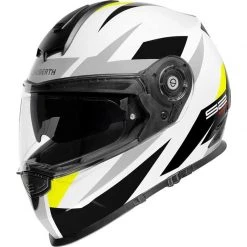 Schuberth S2 Sport Polar Yellow Helmet (White/Black/Grey/Yellow)