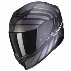 Scorpion Exo 520 Air Motorcycle Helmet (Matt Black/Neon)