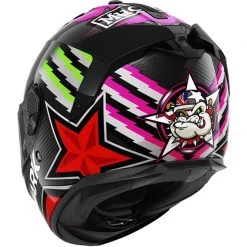 Shark Spartan GT Carbon Redding Replica Helmet (Black/Red/Green) -Deals Helmets Full Face Store 32132 1