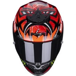 Scorpion Exo R1 Fabio Quartararo Monster Red Replica Helmet (Red) -Deals Helmets Full Face Store 32549 2