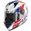 Shark Ridill 1.2 Phaz Helmet (White/Blue/Red) -Deals Helmets Full Face Store 32560