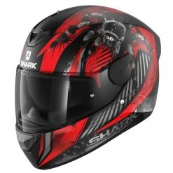 Shark D-Skwal 2 Atraxx Helmet (Matt Black/Red/Anthracite)