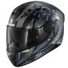 Shark D-Skwal 2 Atraxx Helmet (Matt Black/Anthracite/Blue) -Deals Helmets Full Face Store 32570