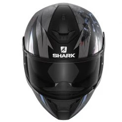 Shark D-Skwal 2 Atraxx Helmet (Matt Black/Anthracite/Blue) -Deals Helmets Full Face Store 32570 2