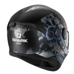 Shark D-Skwal 2 Atraxx Helmet (Matt Black/Anthracite/Blue) -Deals Helmets Full Face Store 32570 4