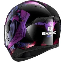 Shark D-Skwal 2 Atraxx Helmet (Black/Violet) -Deals Helmets Full Face Store 32571 1