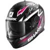 Shark Spartan 1.2 Parassol Motorcycle Helmet (Matt Black/Violet) -Deals Helmets Full Face Store 32578