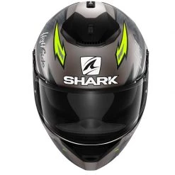 Shark Spartan 1.2 Parassol Motorcycle Helmet (Matt Anthracite/Black/Yellow) -Deals Helmets Full Face Store 32590 2