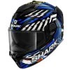 Shark Spartan GT E-Brake Helmet (Black/Blue/Yellow) -Deals Helmets Full Face Store 32603