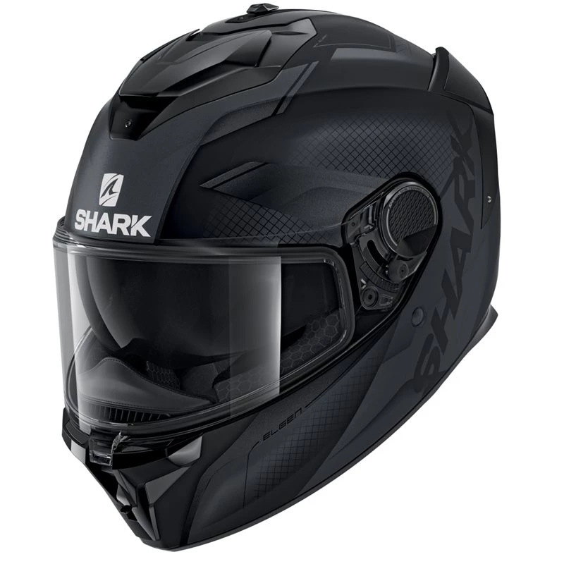 Shark Spartan GT Elgen Motorcycle Helmet (Matt Black/Anthracite) 3 Shark Spartan GT Elgen Motorcycle Helmet (Matt Black/Anthracite)