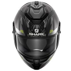Shark Spartan GT Carbon Urikan Helmet (Matt Anthracite/Yellow) -Deals Helmets Full Face Store 32628 2