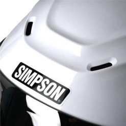 Simpson Speed Motorcycle Helmet (Gloss White) -Deals Helmets Full Face Store 32641 2