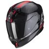 Scorpion Exo 520 Air Laten Motorcycle Helmet (Black/Red) -Deals Helmets Full Face Store 32647