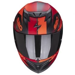 Scorpion Exo 520 Air Cover Motorcycle Helmet (Black/Red) -Deals Helmets Full Face Store 32648 2