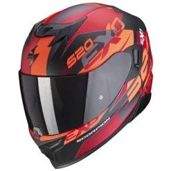 Scorpion Exo 520 Air Cover Motorcycle Helmet (Black/Red)