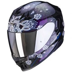 Scorpion Exo 520 Air Tina Chameleon Helmet (Black/Purple)