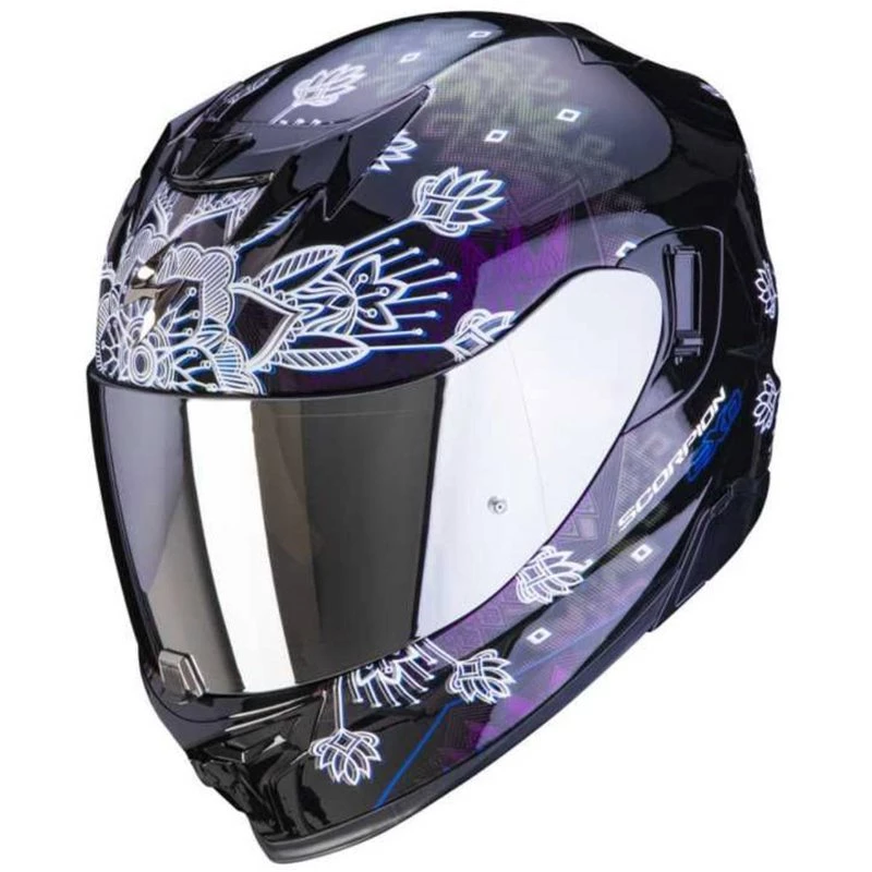 Scorpion Exo 520 Air Tina Chameleon Helmet (Black/Purple) 3 Scorpion Exo 520 Air Tina Chameleon Helmet (Black/Purple)