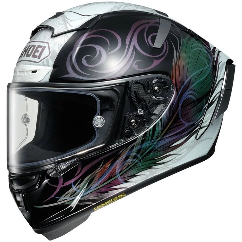 Shoei X-Spirit 3 Kujaku TC10 Helmet (Black|White) 3 Shoei X-Spirit 3 Kujaku TC10 Helmet (Black|White)