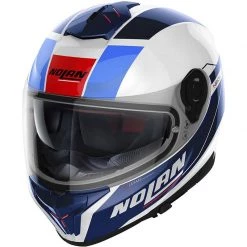Nolan N80-8 Mandrake Helmet (Metal White/Blue/Red)