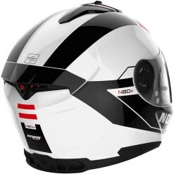 Nolan N80-8 Mandrake Helmet (Metal White/Black/Red) -Deals Helmets Full Face Store 32777 2