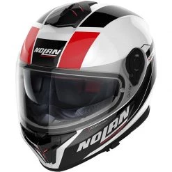 Nolan N80-8 Mandrake Helmet (Metal White/Black/Red)