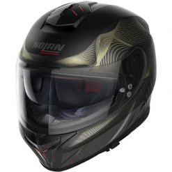 Nolan N80-8 Powerglide Helmet (Flat Black/Gold)