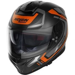Nolan N80-8 Ally Helmet (Flat Black/Orange)