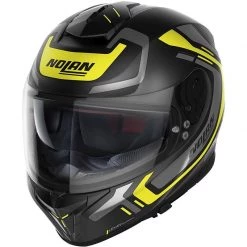 Nolan N80-8 Ally Helmet (Flat Black/Yellow)