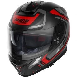 Nolan N80-8 Ally Helmet (Flat Black/Red)