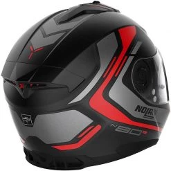 Nolan N80-8 Ally Helmet (Flat Black/Red) -Deals Helmets Full Face Store 32783 3