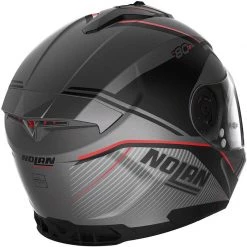 Nolan N80-8 Astute Helmet (Flat Grey/Red) -Deals Helmets Full Face Store 32787 3