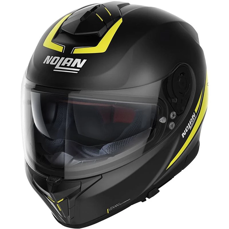 Nolan N80-8 Staple Helmet (Flat Black/Yellow) 3 Nolan N80-8 Staple Helmet (Flat Black/Yellow)