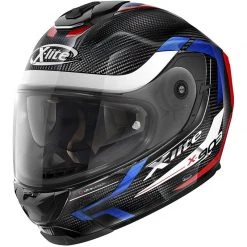 X-Lite X-903 Ultra Carbon Harden Helmet (White/Blue/Red)