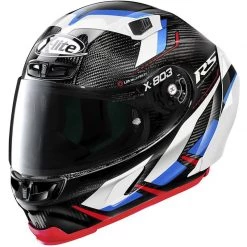 X-Lite X-803 U.C RS Motormaster Helmet (White/Blue/Red)