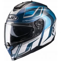 HJC C70 Lantic Motorcycle Helmet (Blue)