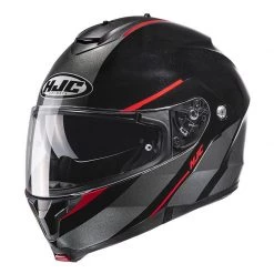 HJC C91 Terro Motorcycle Helmet (Red)