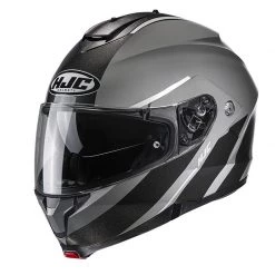 HJC C91 Terro Motorcycle Helmet (Black)