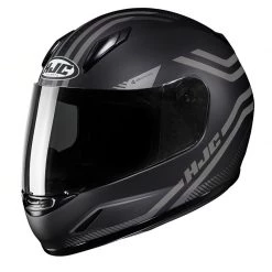 HJC CL-Y Strix Kids Motorcycle Helmet (Black)