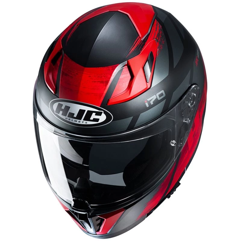 HJC I70 Reden MC1SF Motorcycle Helmet (Red|Black) 4 HJC I70 Reden MC1SF Motorcycle Helmet (Red|Black) - Image 2