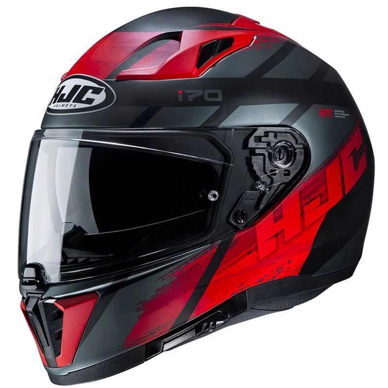 HJC I70 Reden MC1SF Motorcycle Helmet (Red|Black) 3 HJC I70 Reden MC1SF Motorcycle Helmet (Red|Black)