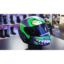 HJC RPHA 11 Green Goblin Marvel Helmet (Green|Purple) -Deals Helmets Full Face Store 33044 1