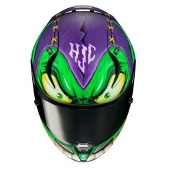 HJC RPHA 11 Green Goblin Marvel Helmet (Green|Purple) -Deals Helmets Full Face Store 33044 4
